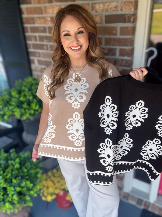 Damask Top