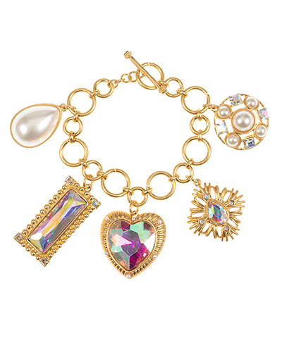 Multi Charm Toggle Bracelet