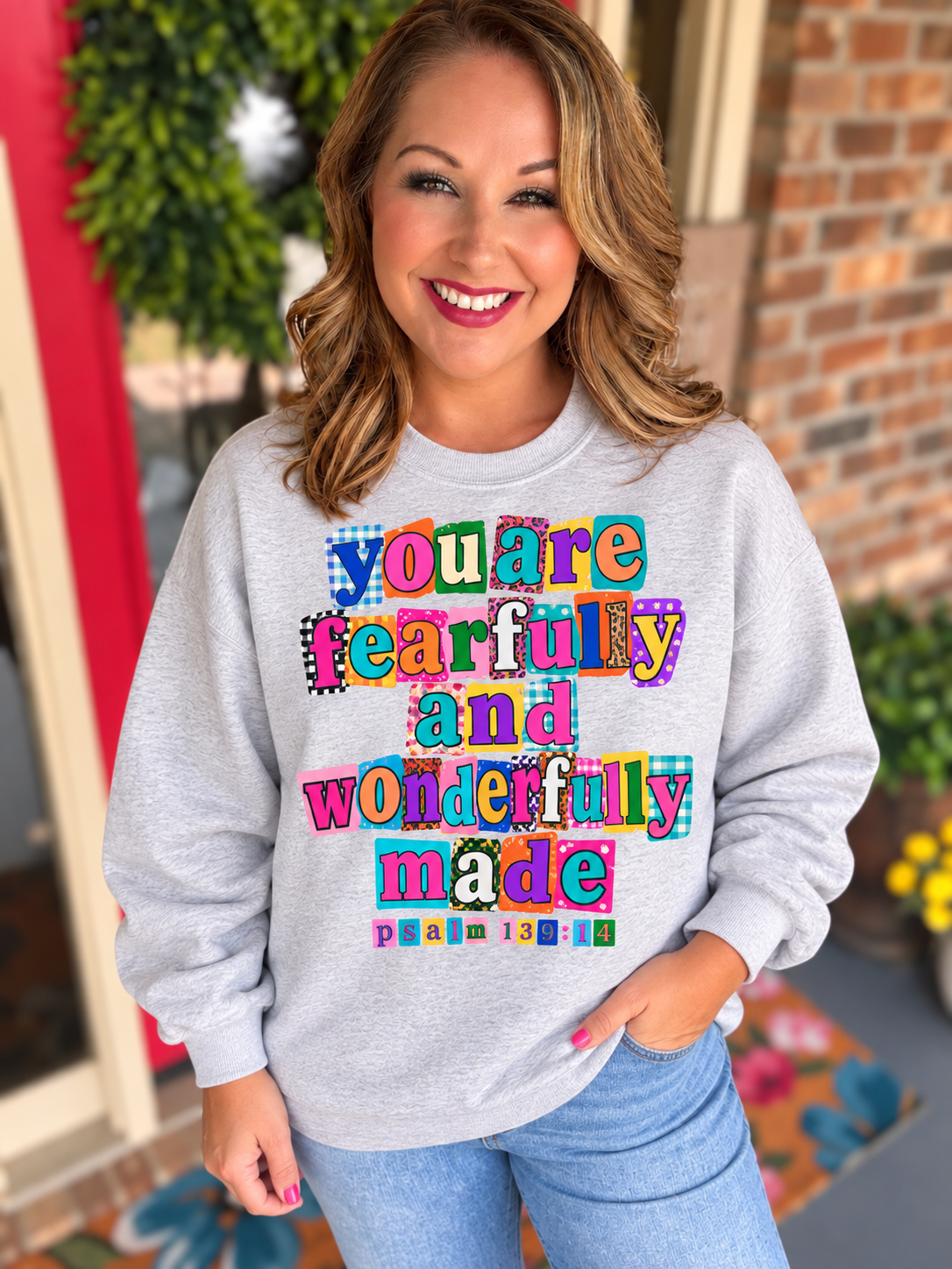 PRE-ORDER Fearfully & Wonderfully Made Graphic Sweatshirt