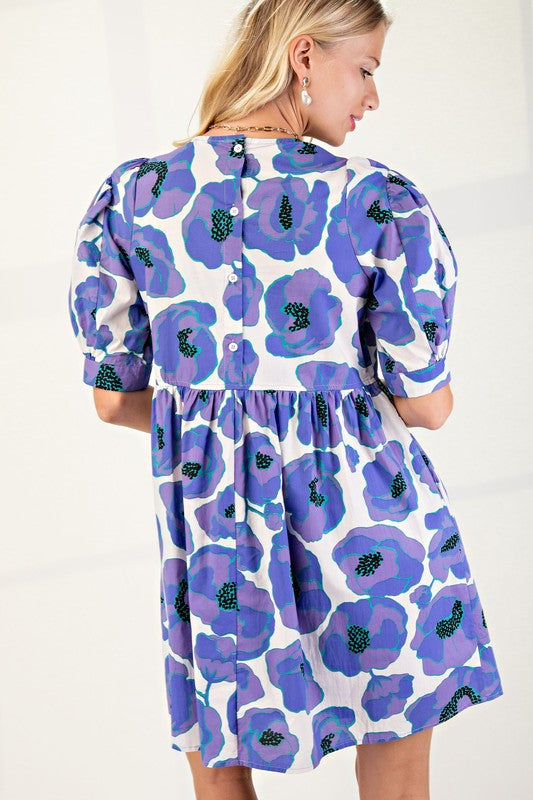 Lilac Poppy Dress