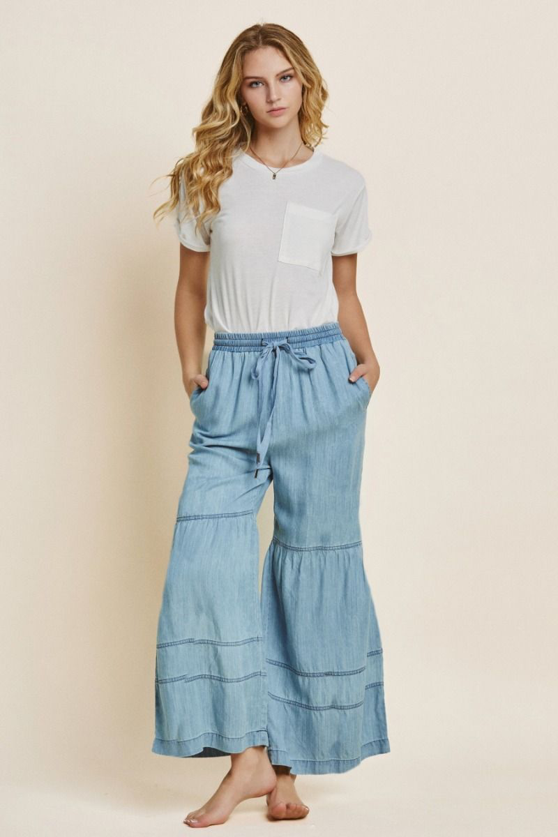 Chambray Tencil Pant