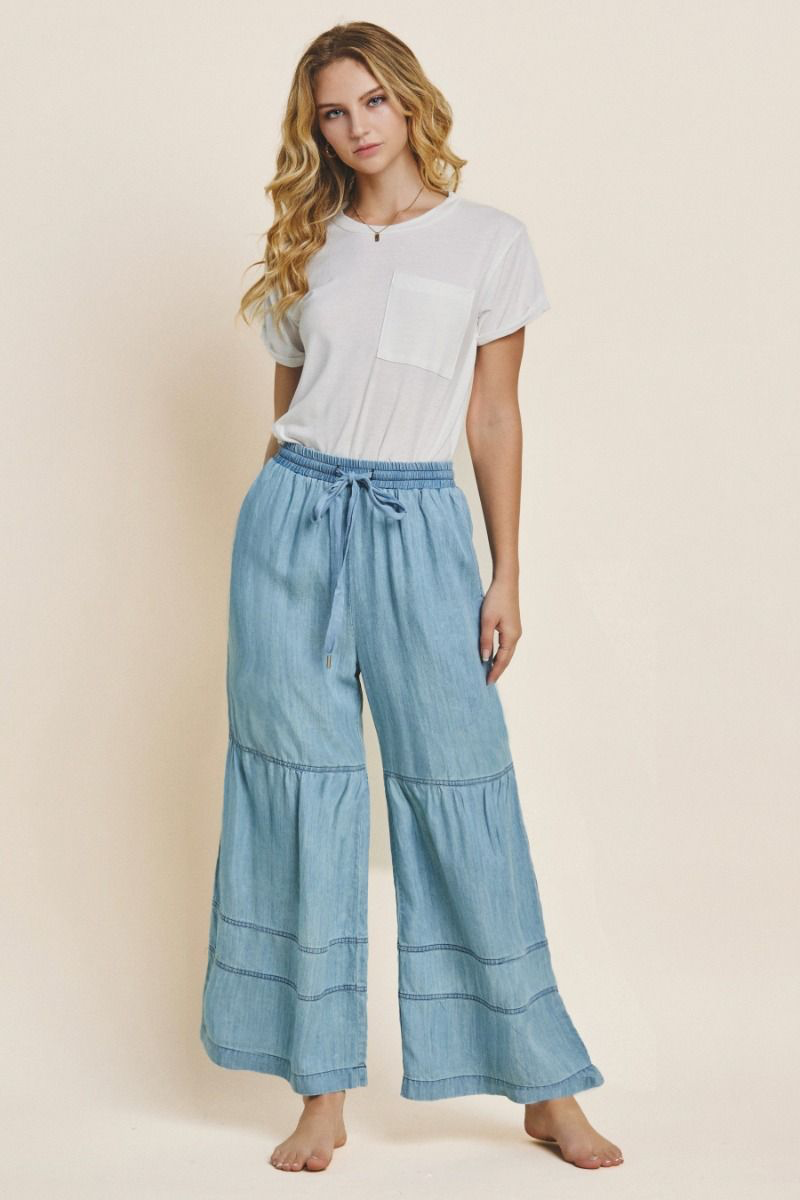 Chambray Tencil Pant