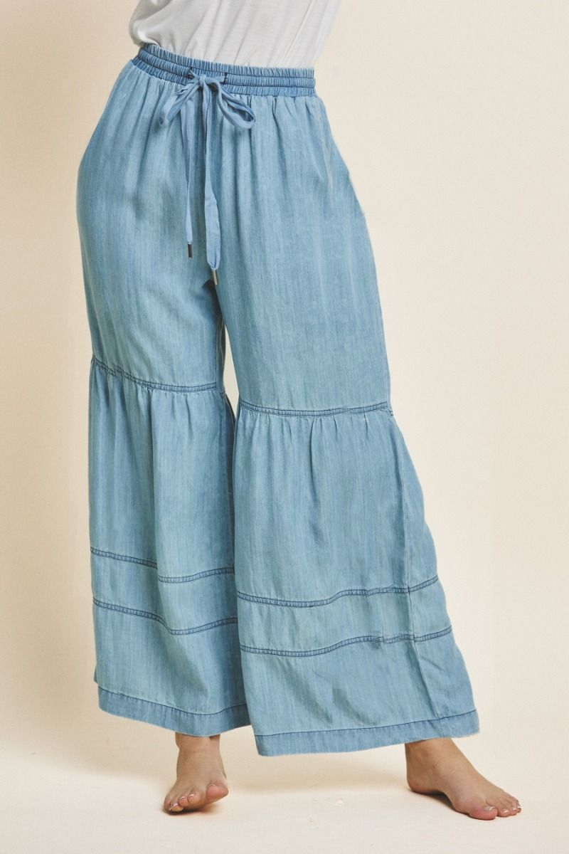 Chambray Tencil Pant