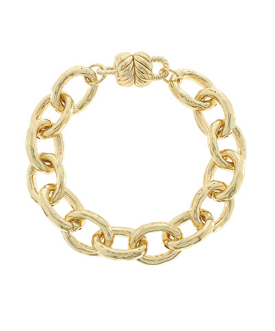 Magnetic Linked Chain Metal Bracelet