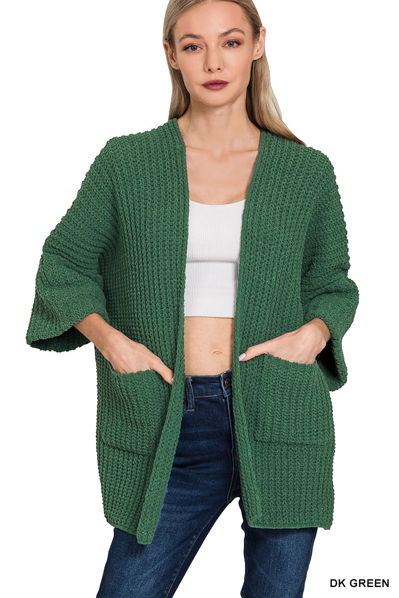 OVERSIZED OPEN CARDIGAN SWEATER Top