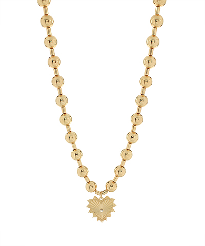 Accented Crystal Heart Necklace