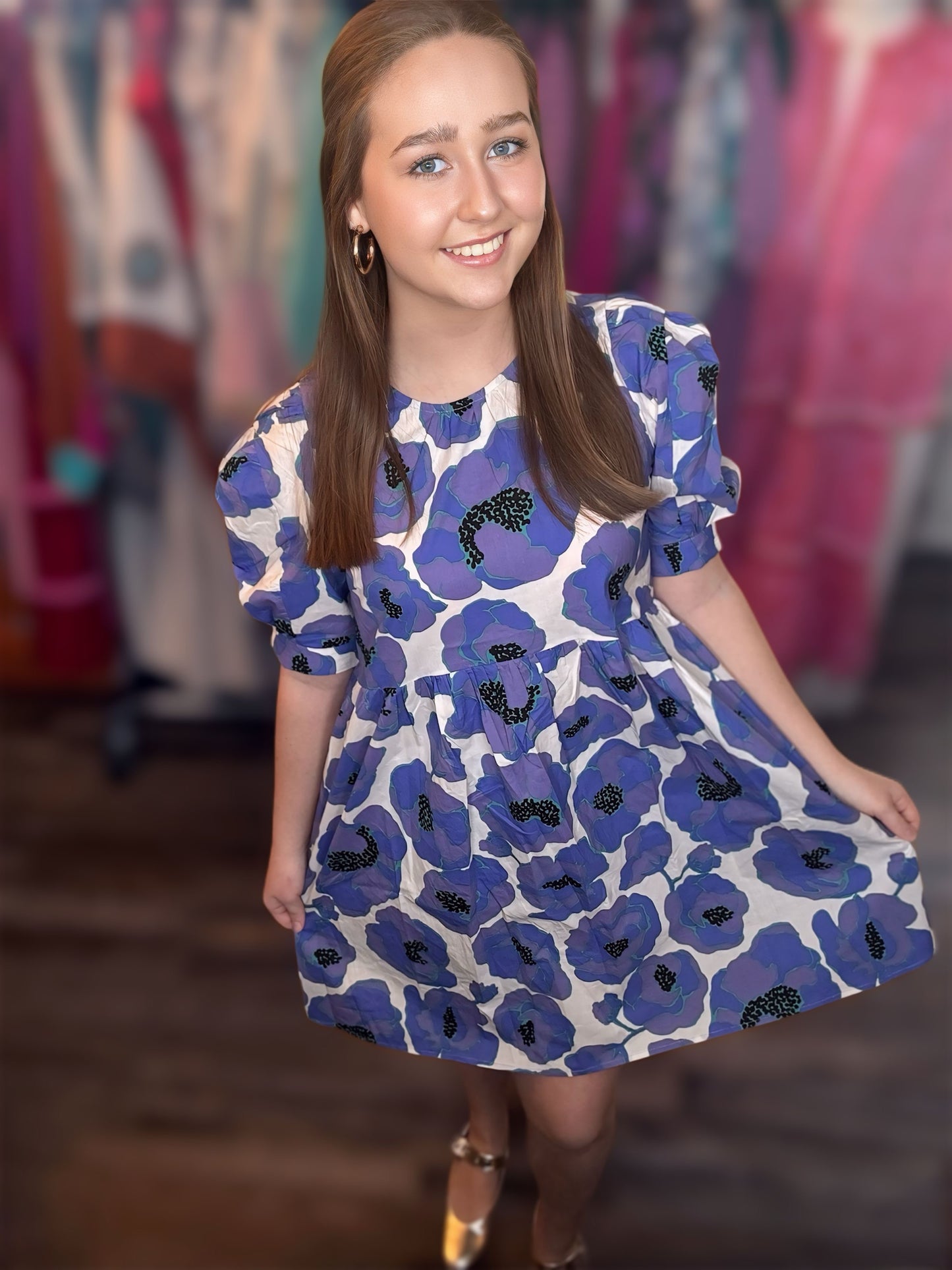 Lilac Poppy Dress