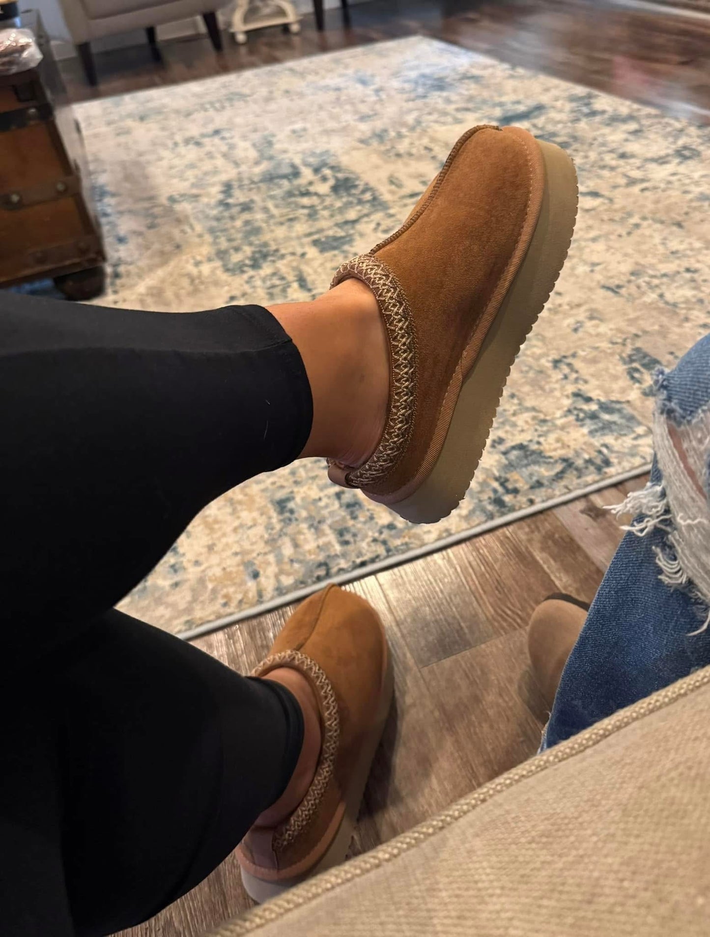 Corkys Tan Slide On Shoe