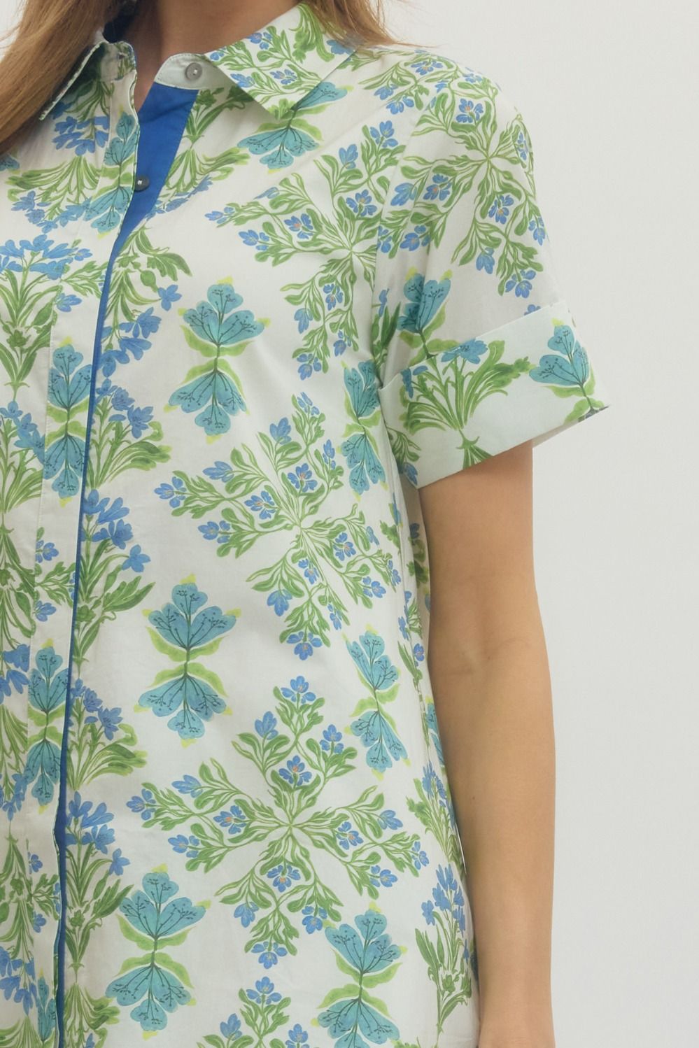 Entro Floral Mini Dress Reg/Plus