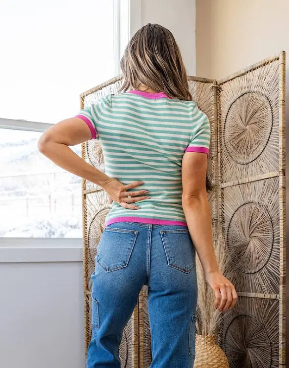 Sweet Moments Mint Top