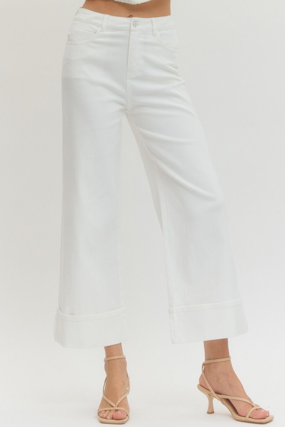 Entro Off White Pant